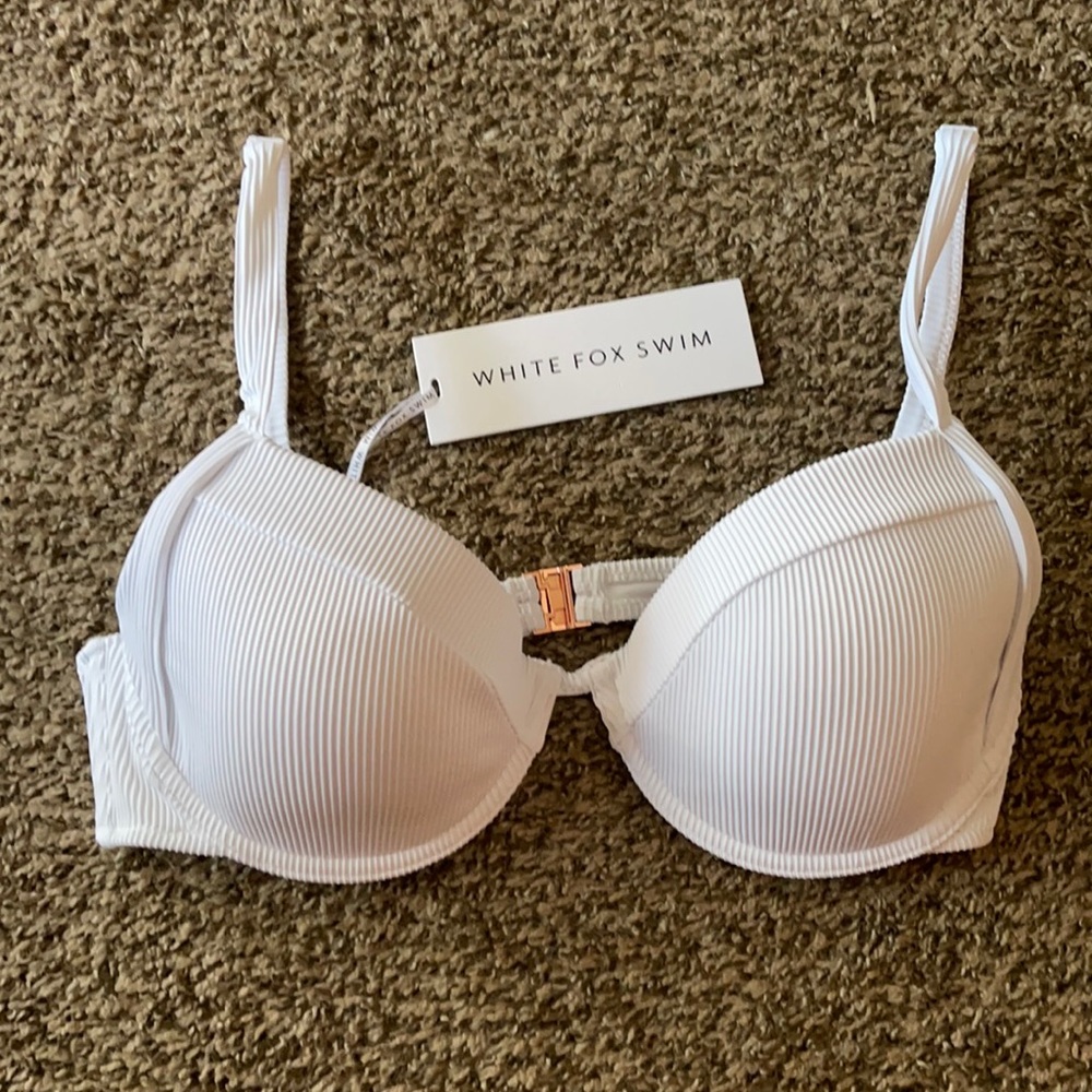 White Fox Swim Top - Size L